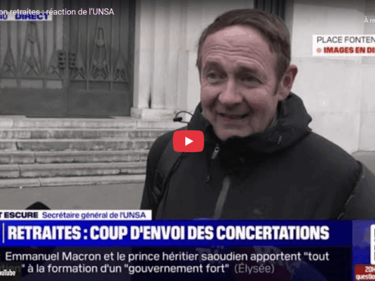 Lire la suite à propos de l’article Concertation retraites : réaction de l’UNSA